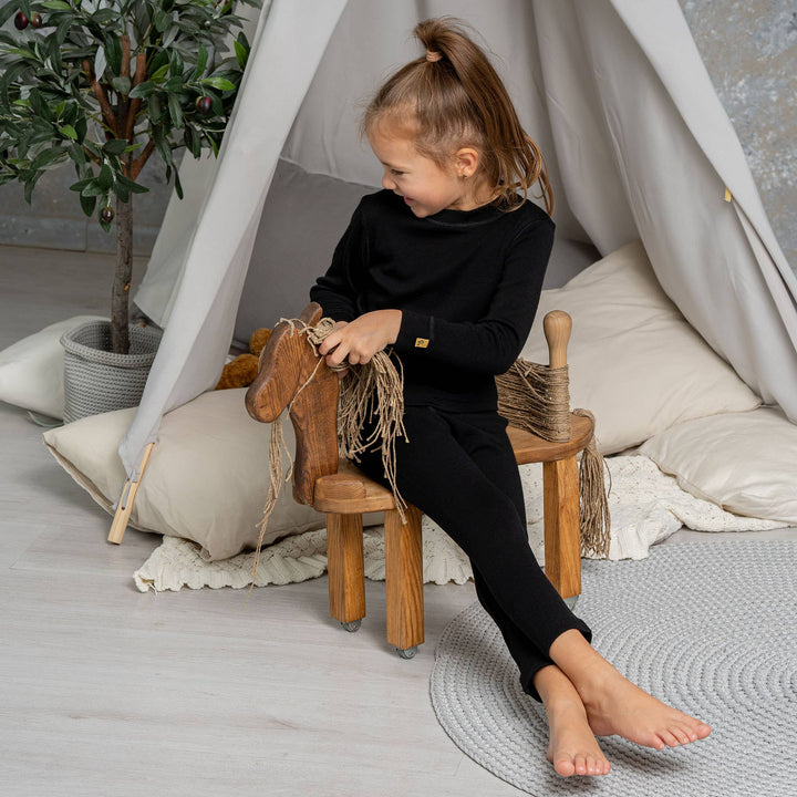 Menique Midweight Merino Thermal Long Sleeve & Bottoms 2-Piece Set