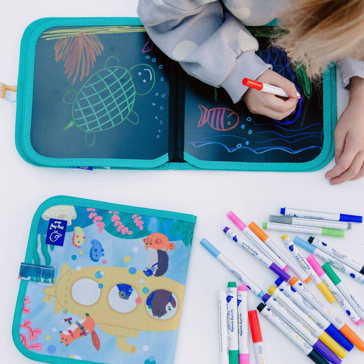 Jaq Jaq Bird Submarine Activity Dry Erase Book