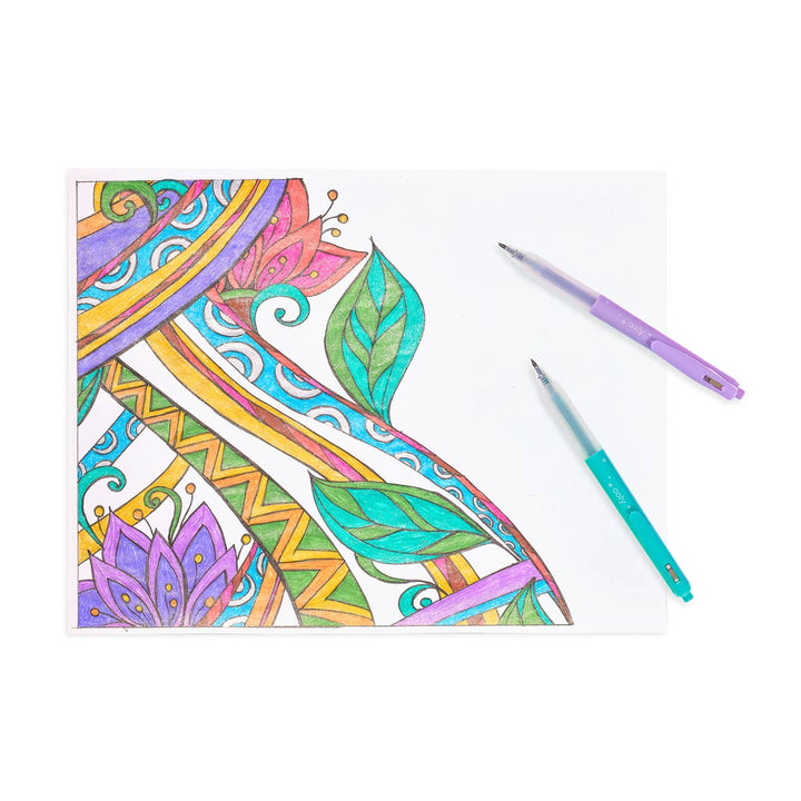 Ooly Oh My Glitter! Retractable Glitter Ink Gel Pens (Set of 12)