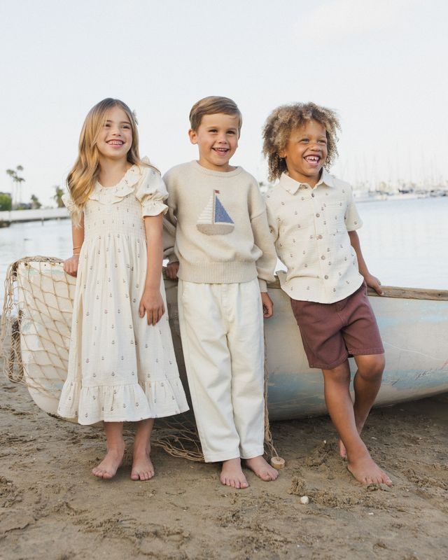 Rylee + Cru Aspen Sweater - Sailboat