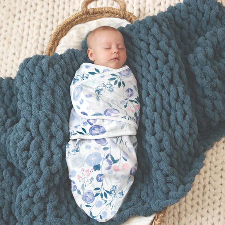 Aden + Anais Essentials Easy Swaddle Wrap Quick Change 3 pack - Flowers Bloom