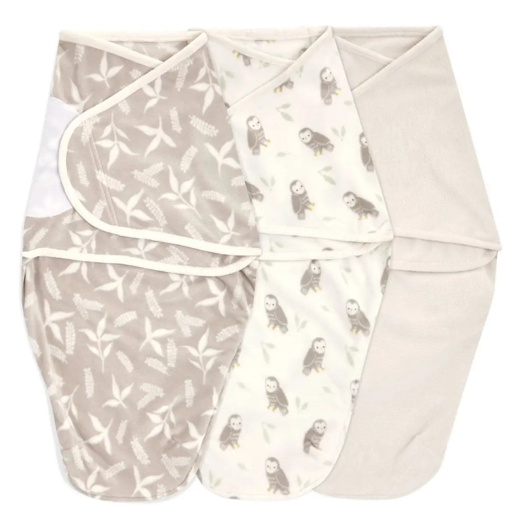 Aden + Anais Wrap Swaddles - Rockland Marsh Minky 3 Pack