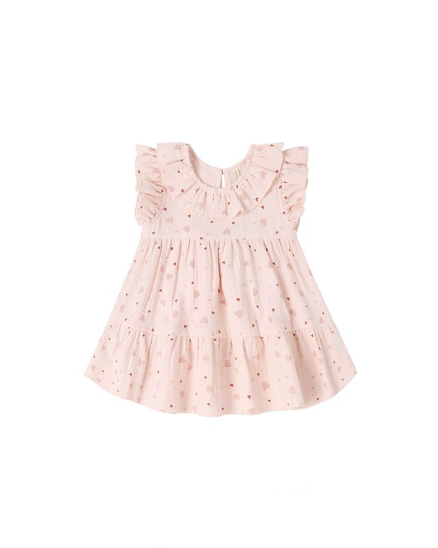 Quincy Mae Charlotte Dress - Heart Confetti