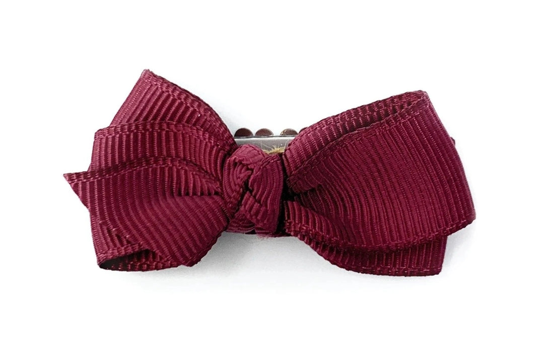 Baby Wisp Fine Hair Clip - Maroon