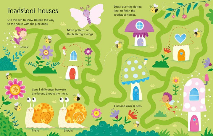 Wipe-Clean Fairy Activities : Usborne