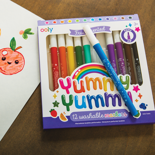 Ooly Yummy Yummy Fruit Scented Markers (Set of 12)