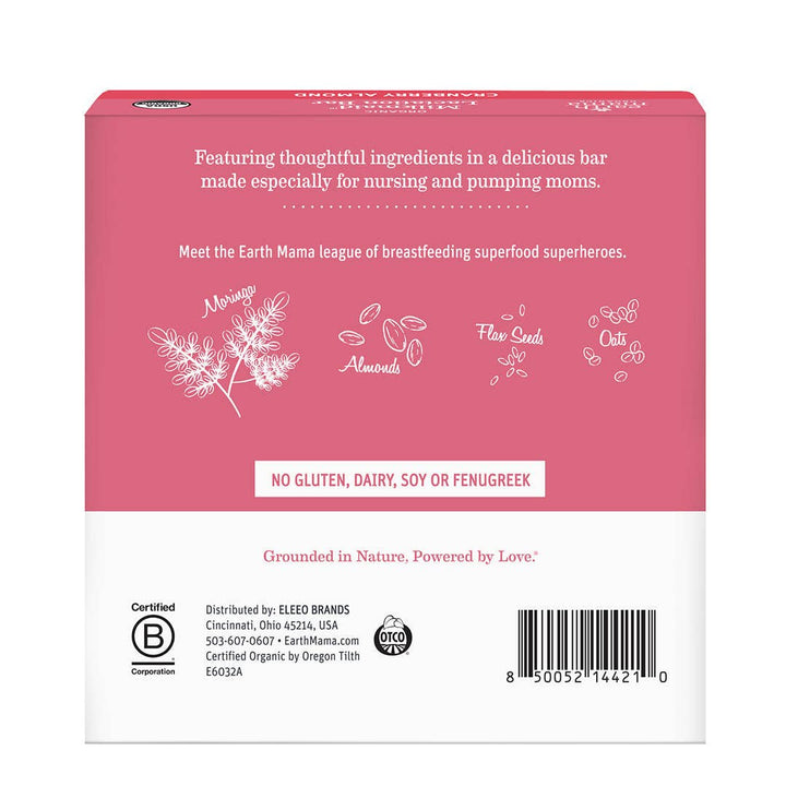 Earth Mama Organic Milkmaid® Lactation Bars - Cranberry Almond