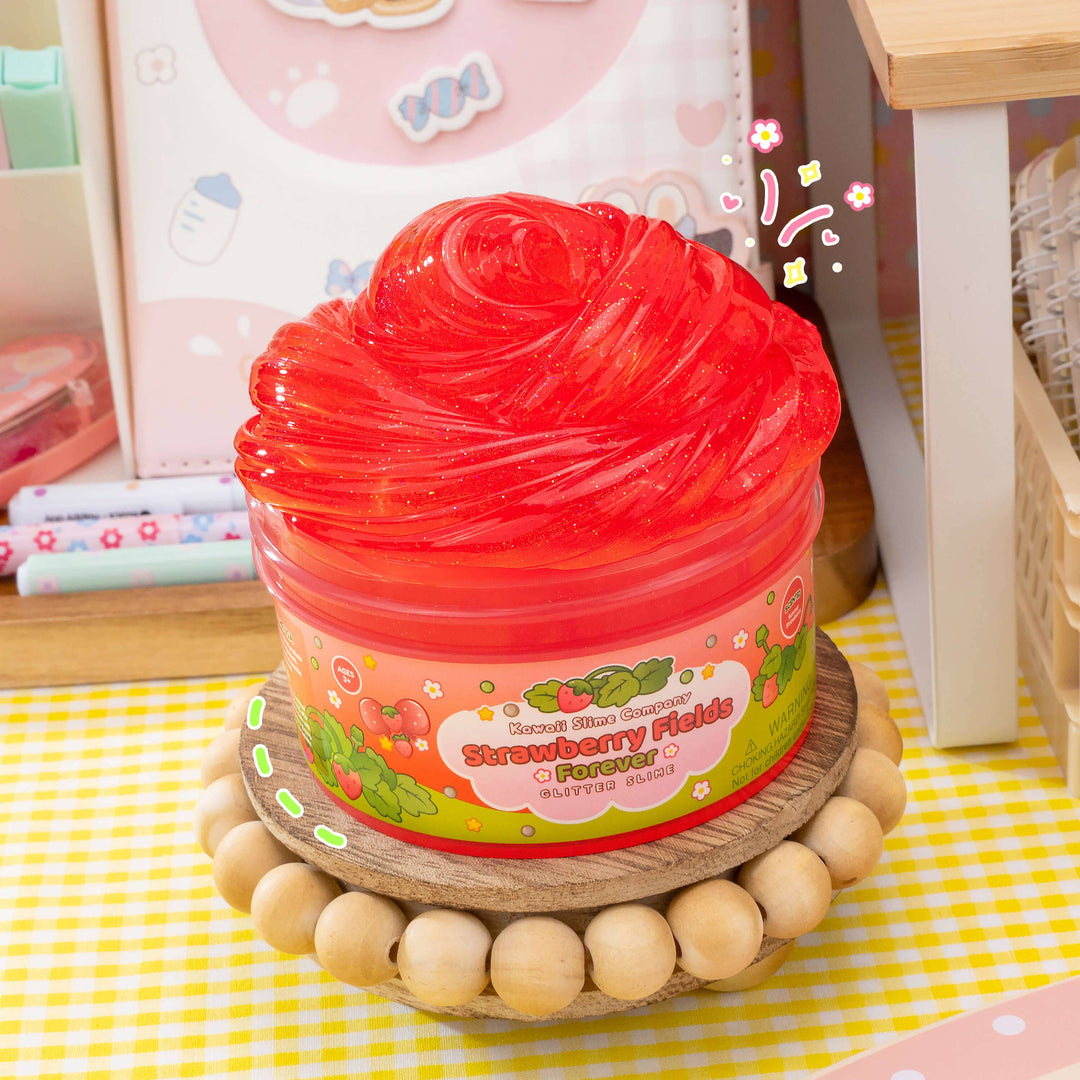 Strawberry Fields Forever Glitter Slime