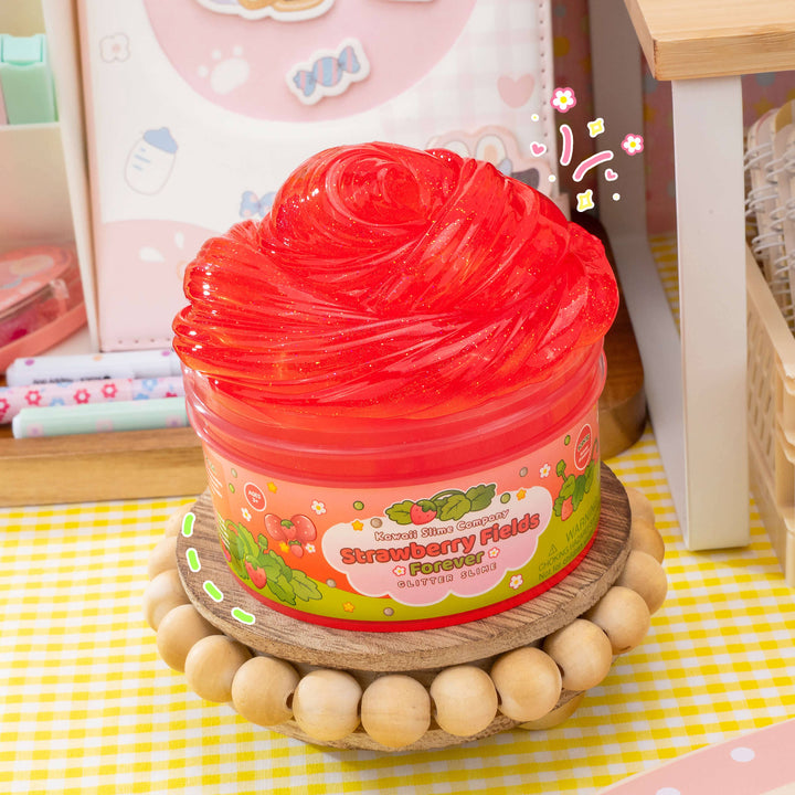 Strawberry Fields Forever Glitter Slime