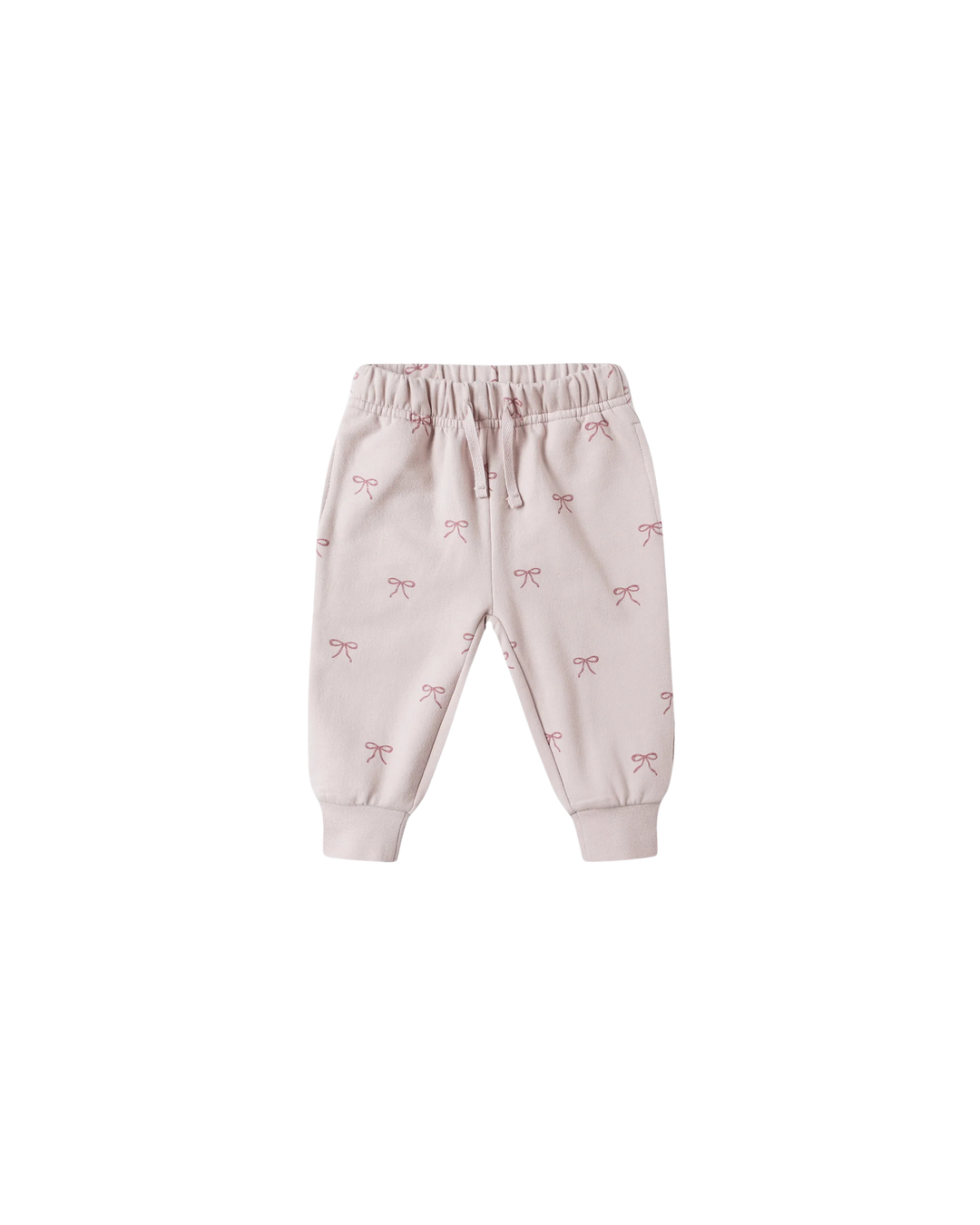 Quincy Mae Relaxed Fleece Sweatpant - Bows