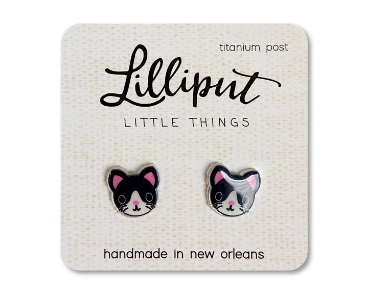 Lilliput Little Things Kitty Cat Earrings