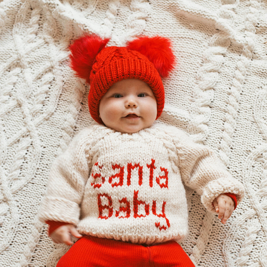 Huggalugs Santa Baby Crew Neck Sweater Baby & Toddler