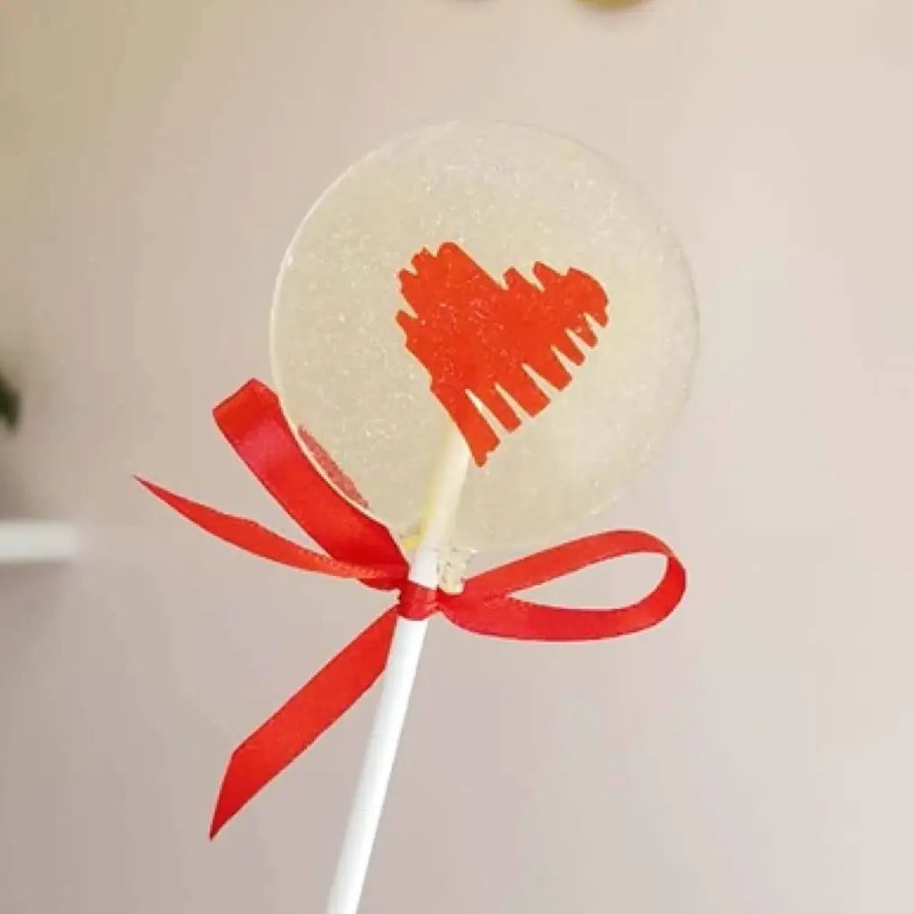 Sweet Caroline Confections Red Heart Lollipop