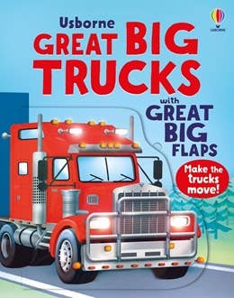 Usborne Great Big Trucks Board Book With Big Flaps