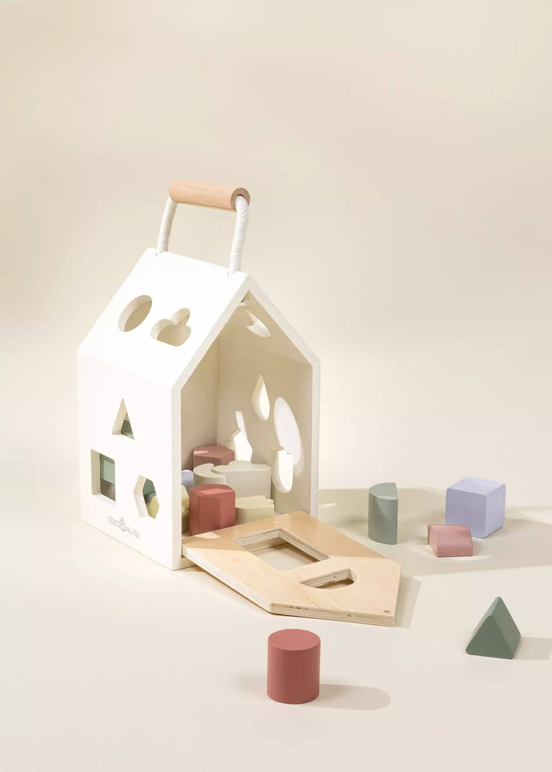 Coco Village Wooden Shapes Sorting House