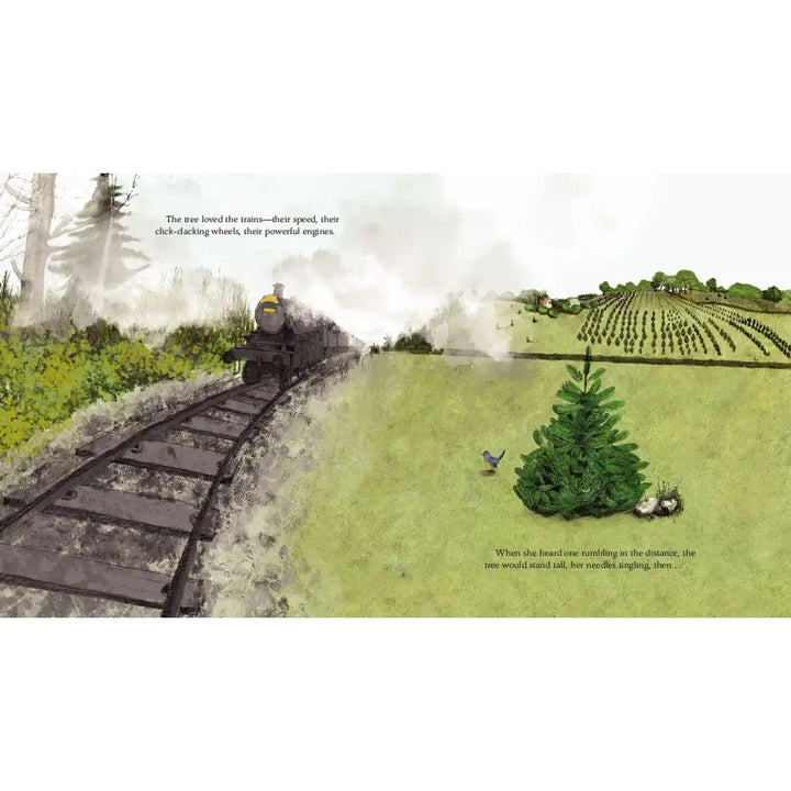 The Christmas Tree Who Loved Trains