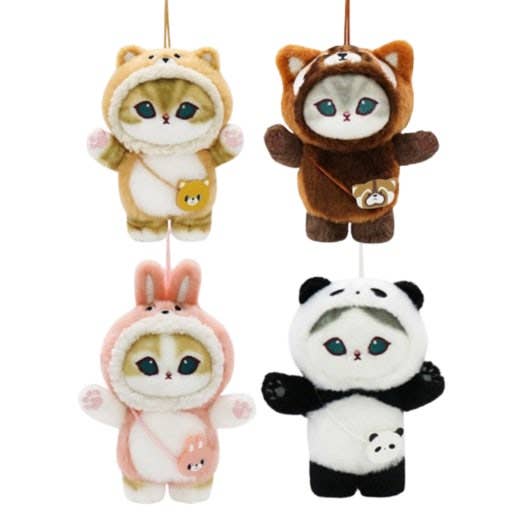 Mofusand Plush Keychain 9cm – Animal Costume Series