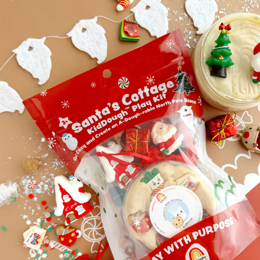 Earth Grown KidDoughs Santa's Cottage Kiddough Play Kit