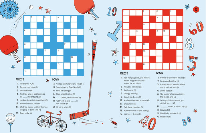 Usborne 100 Children's Crosswords: General Knowledge