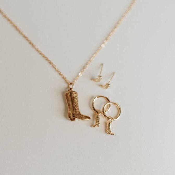 Mauve Jewelry Co. Dolly Boot Hoops