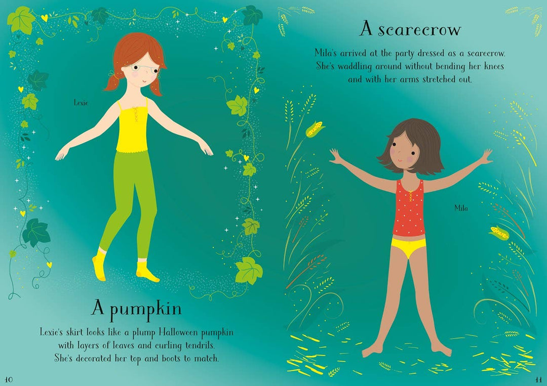 Usborne Little Sticker Dolly Dressing Halloween