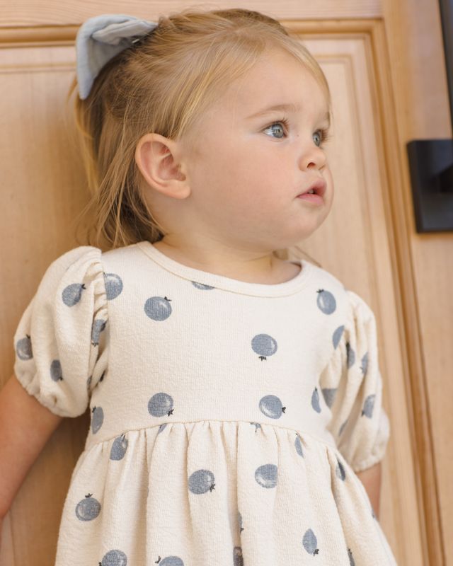 Quincy Mae Darla Dress - Blueberries