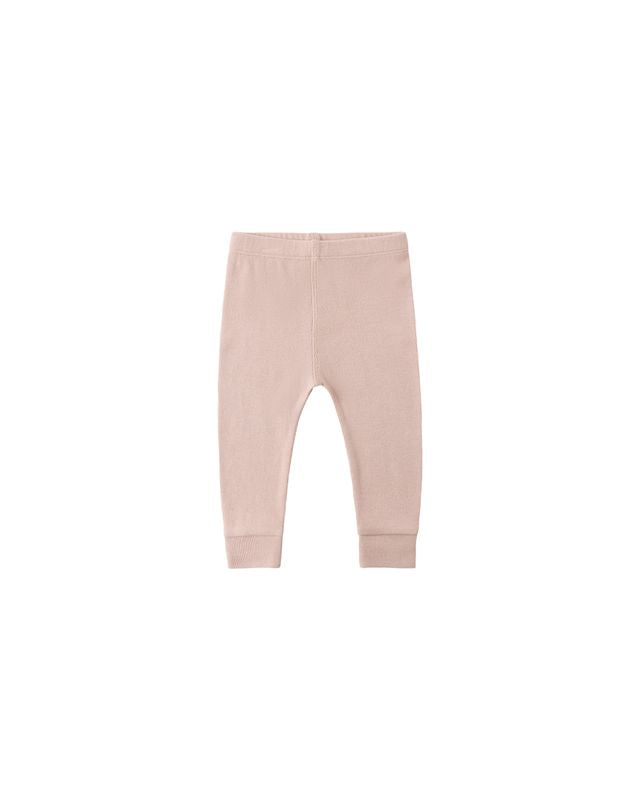 Quincy Mae Ribbed Legging - Blush