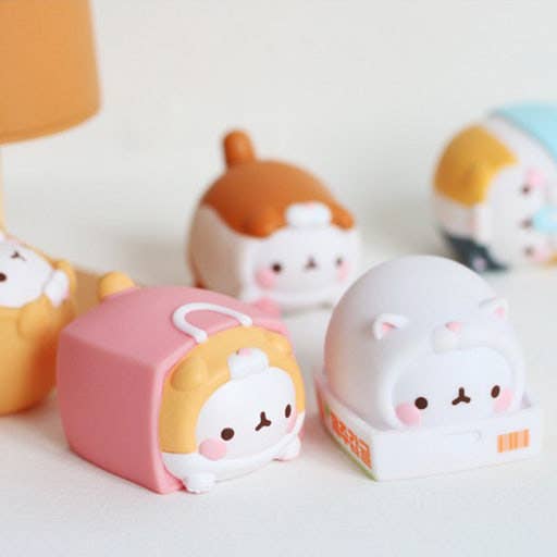 Molang Lazy Cat Costume Figure Blind Box