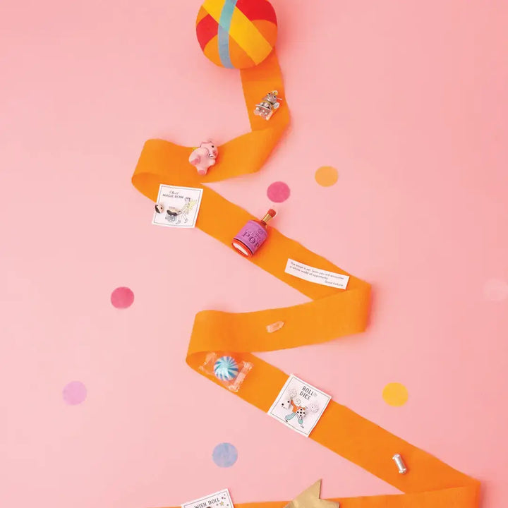 TOPS Malibu Mini Surprise Ball - Christmas Gold Metallic Stripes