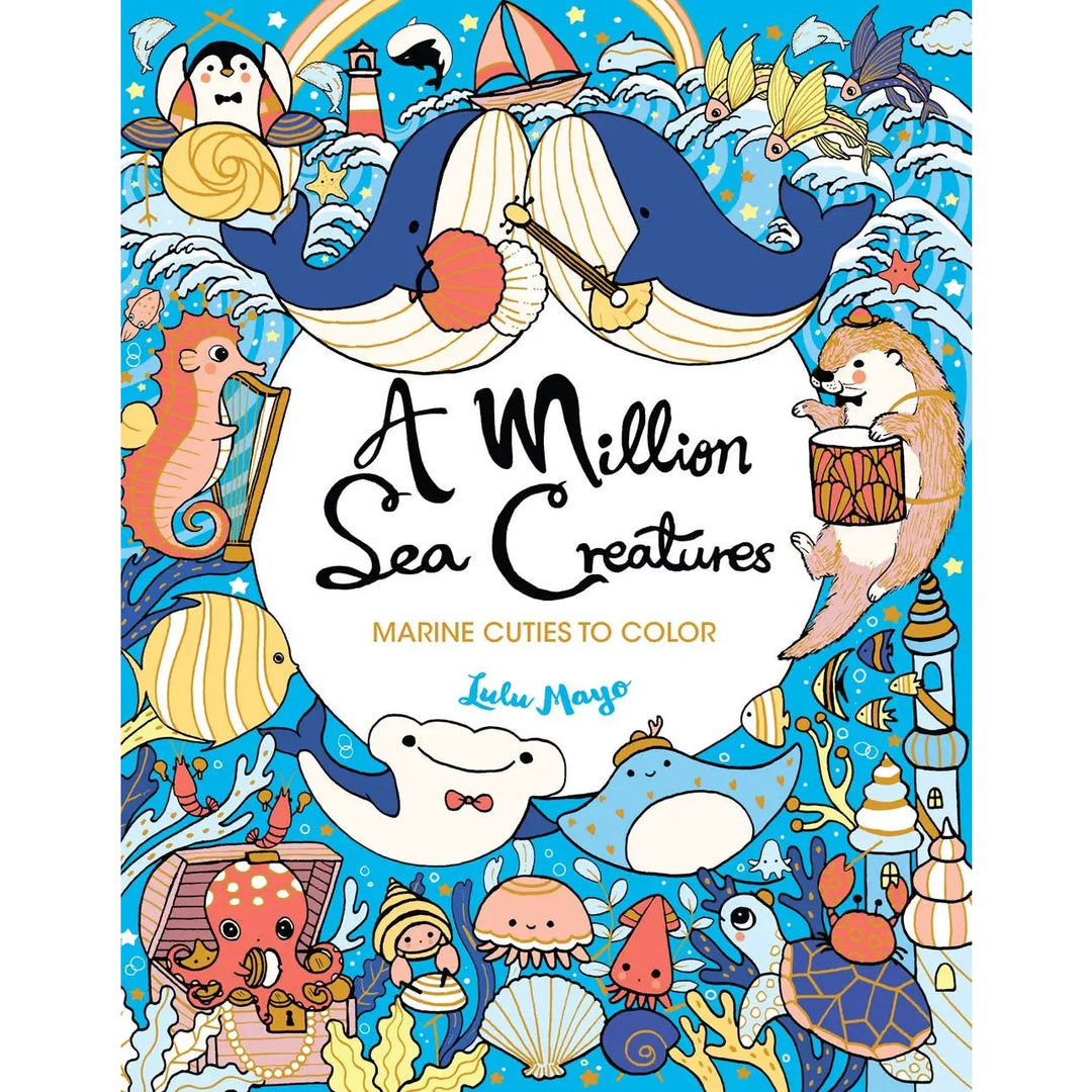 A Million Sea Creatures Coloring Book