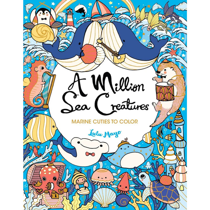 A Million Sea Creatures Coloring Book