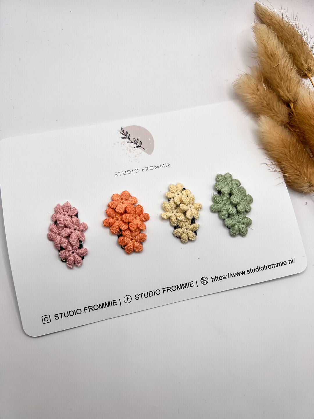 Studio Frommie No Slip Clips - Citrus Flowers