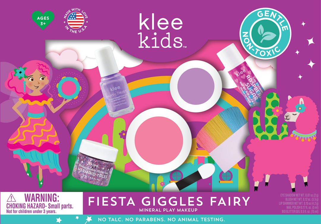 Klee Kids Confetti Wishes Fairy -Klee Kids Deluxe Play Makeup Kit