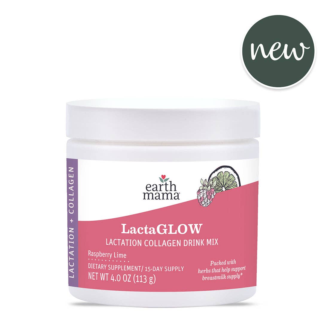 Earth Mama LactaGLOW Lactation Collagen Drink Mix
