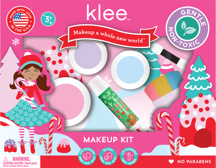 Klee Kids Snazzy Santa - Holiday Mineral Makeup Kit