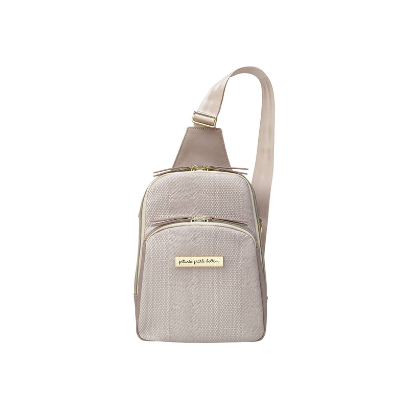 Criss-Cross Sling - Grey Matte Cable Stitch