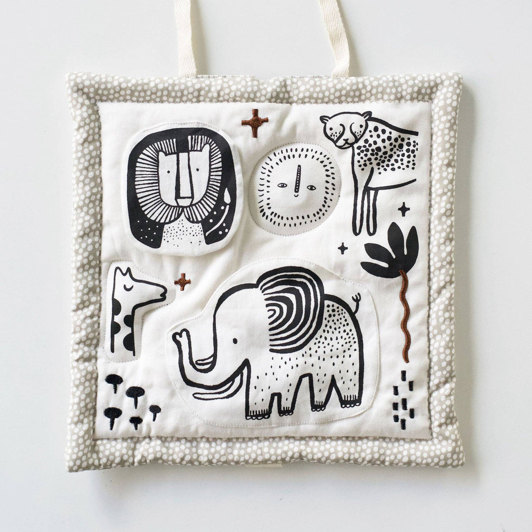 Wee Gallery Organic Activity Pad for Baby - Safari Animals