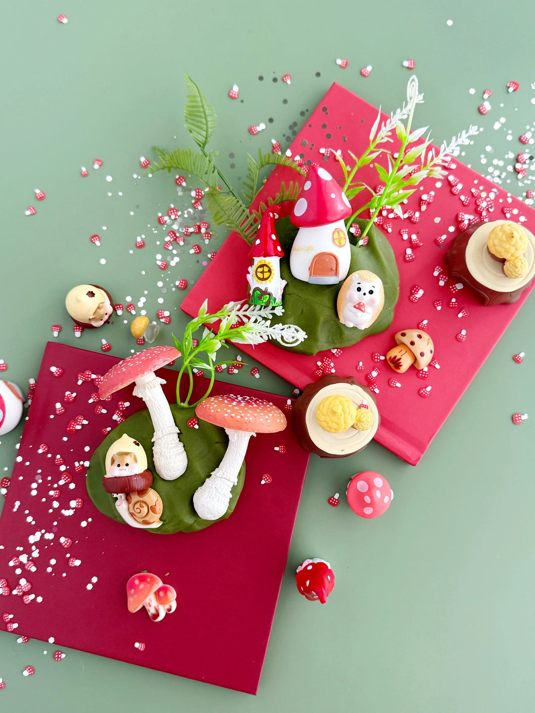 Earth Grown KidDoughs Mushroom Meadow Kiddough Play Kit