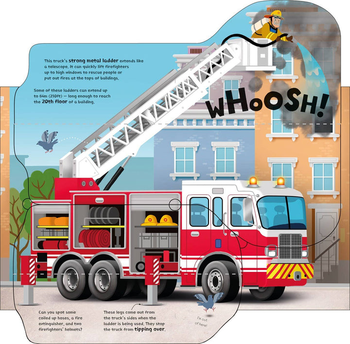 Usborne Great Big Trucks Board Book With Big Flaps