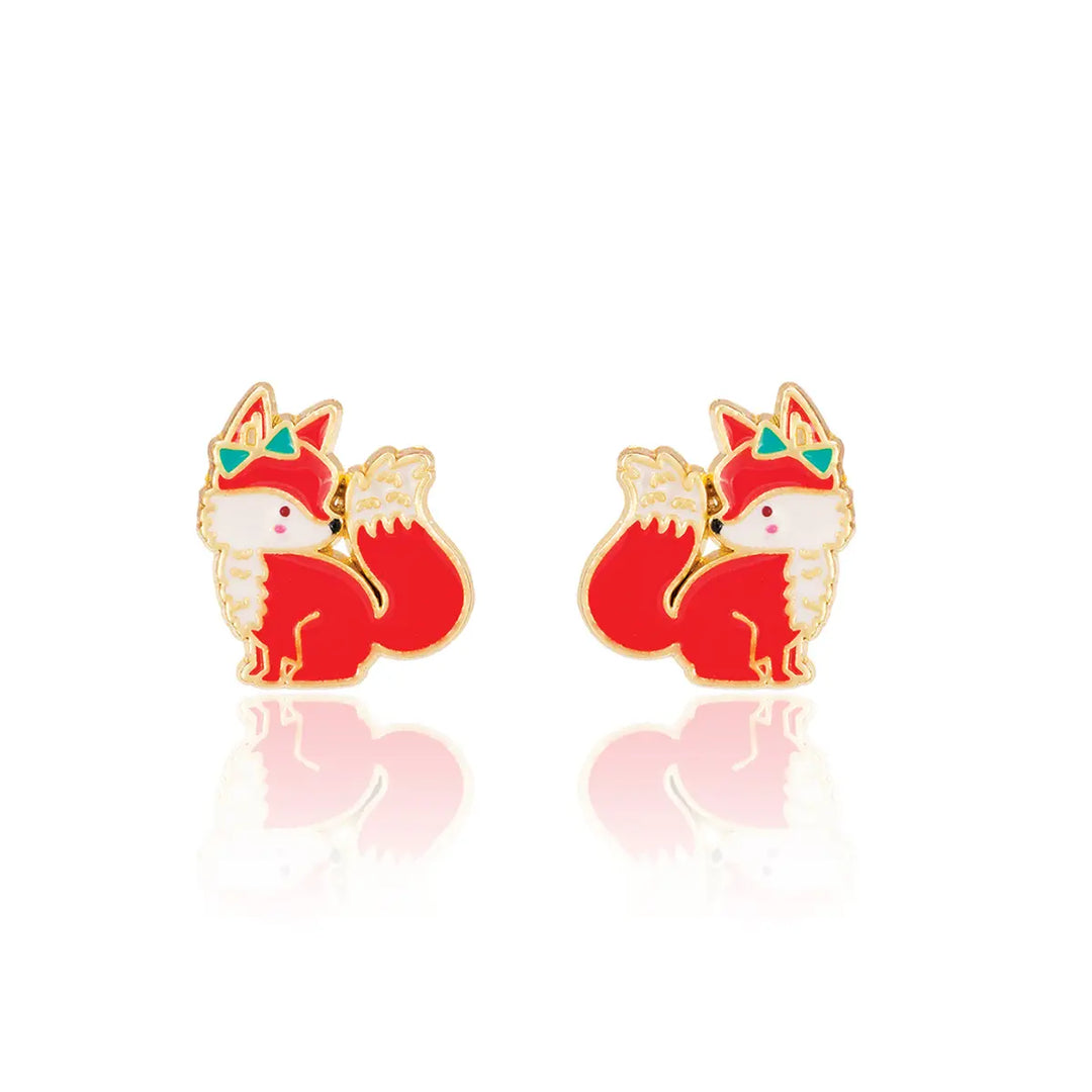 Girl Nation Fancy Fox Cutie Stud Earrings
