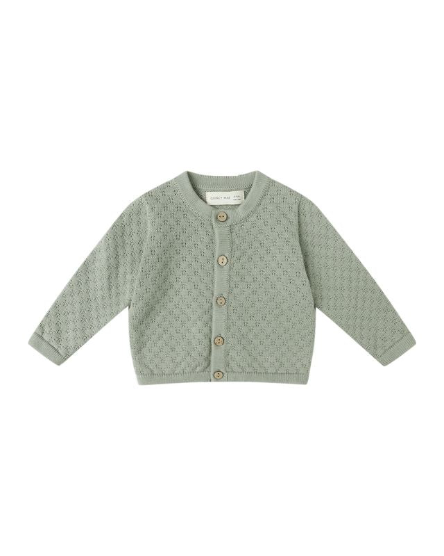 Quincy Mae Knit Cardigan - Fern