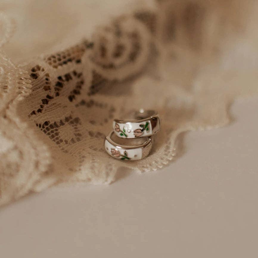 Mauve Jewelry Co Eloise Tea Cup Hoops