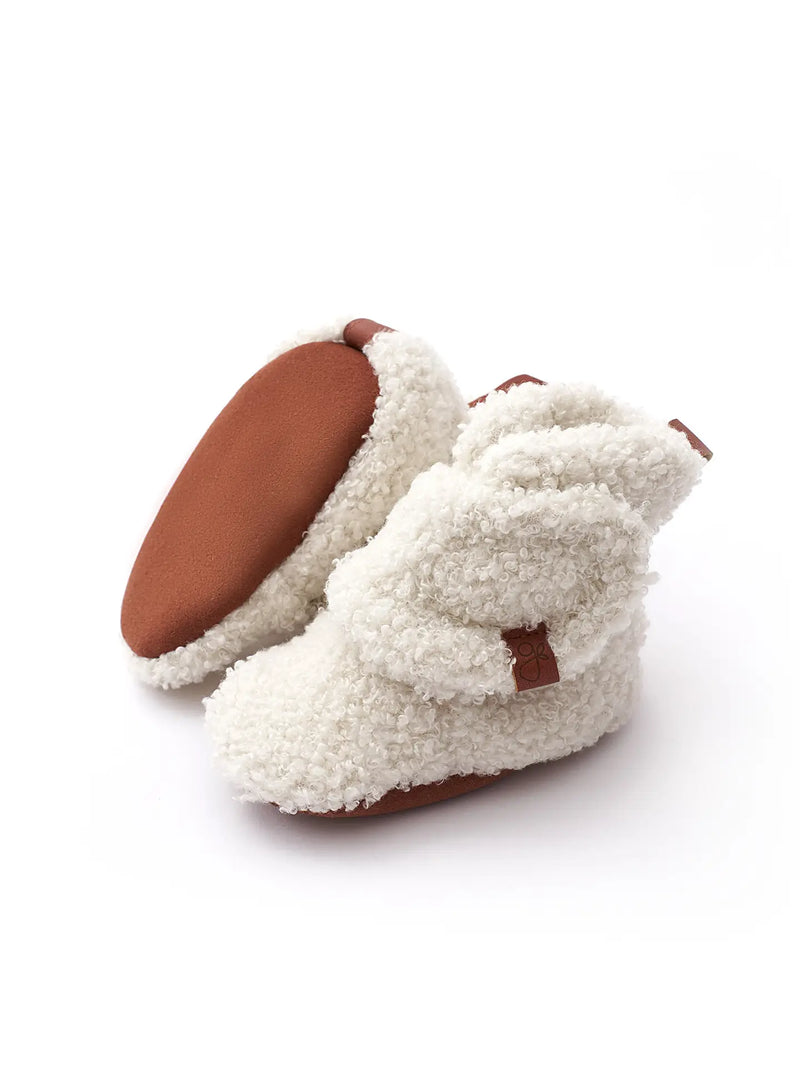 Goumi Stay On Sherpa Boots - Alabaster