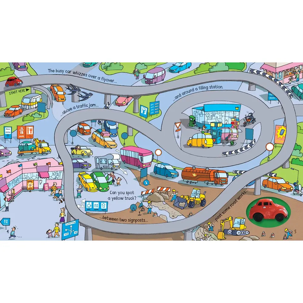 Usborne Wind-Up Busy Car Book