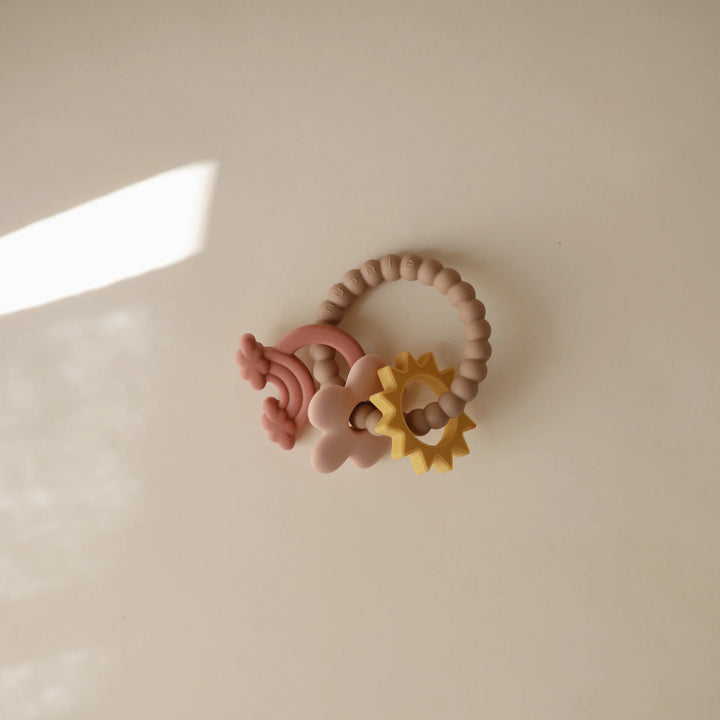 Mushie Nature Teething Ring