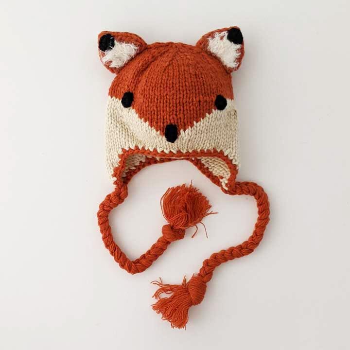 Huggalugs Fox Earflap Beanie