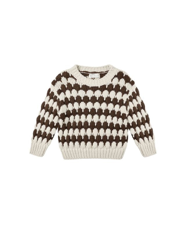 Rylee + Cru Shiloh Sweater - Brown Stripe