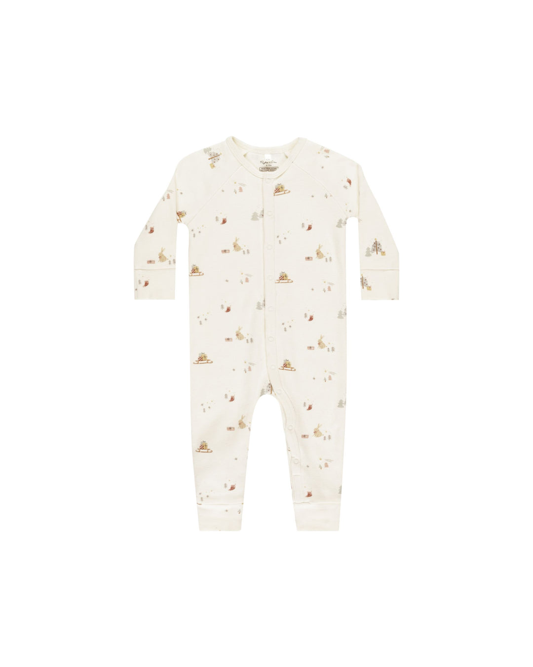 Rylee + Cru Organic Long John Pajamas - Presents