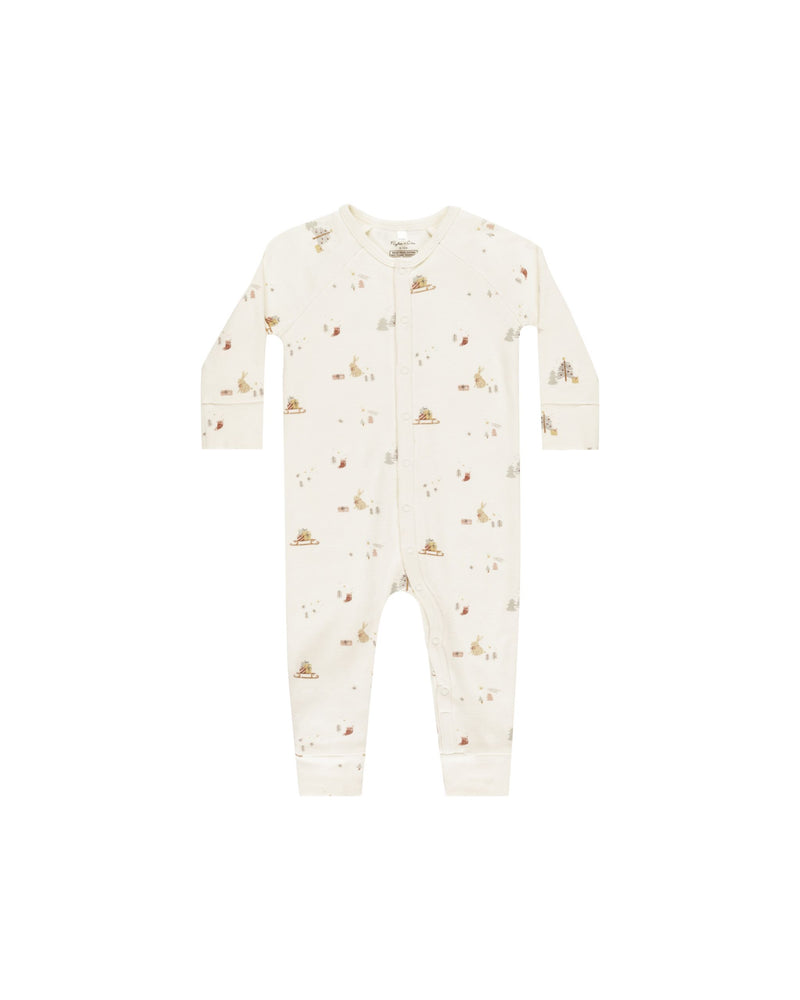 Rylee + Cru Organic Long John Pajamas - Presents