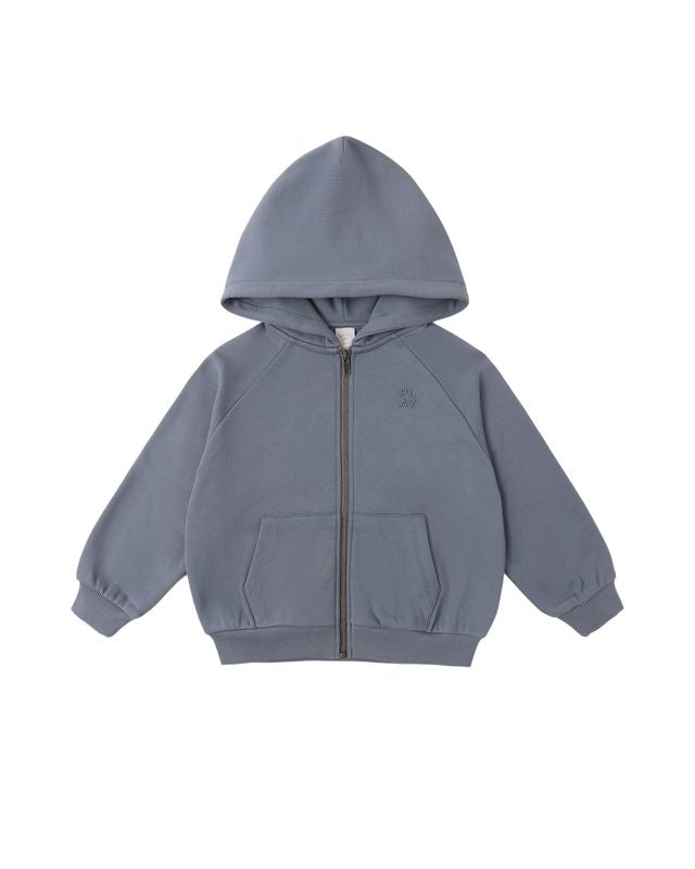Rylee + Cru Play x Play Zip Raglan Hoodie - Marine